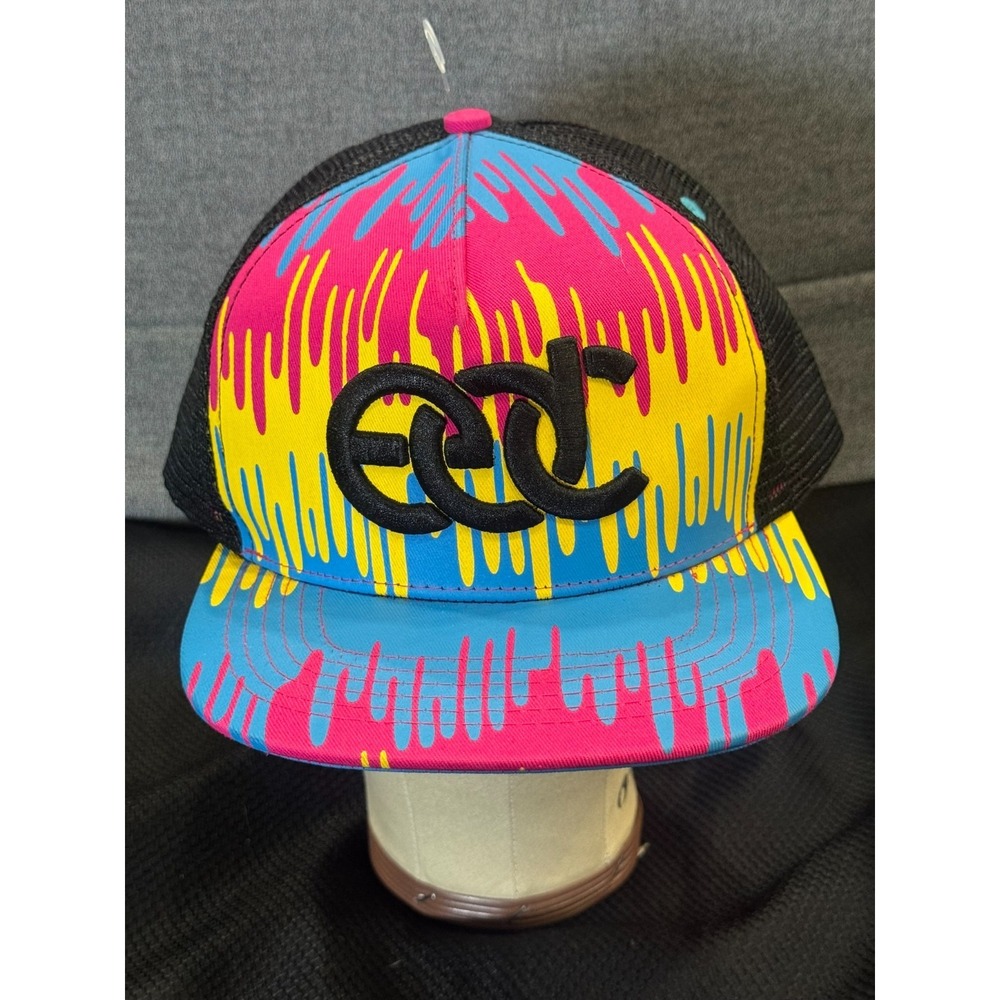 EDC Electric Daisy Carnival Insomniac Cap Neon Snapback 2016 Vegas Hat